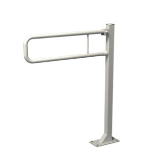 25PBB760 PORĘCZ UCHYLNA PODŁOGOWA DŁ. 600MM. BIAŁA